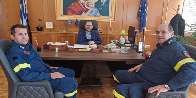 ΠΕΡΙΦΕΡΕΙΑΚΗ ΕΝΟΤΗΤΑ ΗΛΕΙΑΣ: Συνάντηση Ν. Κοροβέση με τους νέους διοικητές Π.Υ. Ηλείας και Πύργου