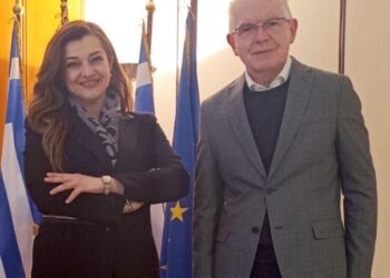 ΔΙΟΝΥΣΙΑ ΑΥΓΕΡΙΝΟΠΟΥΛΟΥ: Συνάντηση με τον Πρόεδρο του ΕΛΓΑ, Α. Λυκουρέντζο, για τα προβλήματα του πρωτογενούς τομέα