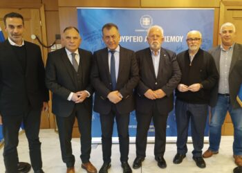 Ο Δήμαρχος Ήλιδας παρουσίασε στον αναπλ. Υπουργό Αθλητισμού την πρόταση για διοργάνωση των Παγκόσμιων Παιδικών Αγώνων του 2027 στην Ηλεία