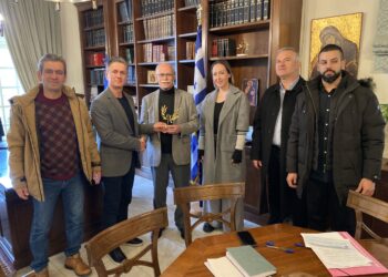 Το νέο Δ.Σ. της Διεθνούς Ένωσης Αστυνομικών Ηλείας επισκέφθηκε τον Δήμαρχο Πύργου