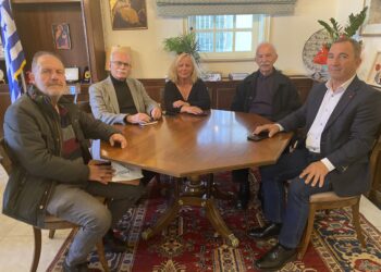ΔΗΜΟΣ ΠΥΡΓΟΥ: Συνάντηση εργασίας του Δημάρχου  Στάθη Καννή με τη Διοίκηση του Ε.Κ. Πύργου