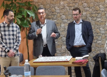 ΕΠΙΜΕΛΗΤΗΡΙΟ ΗΛΕΙΑΣ: Παρουσία στην κοπή της πίτας του Εμπορικού Συλλόγου Αμαλιάδας