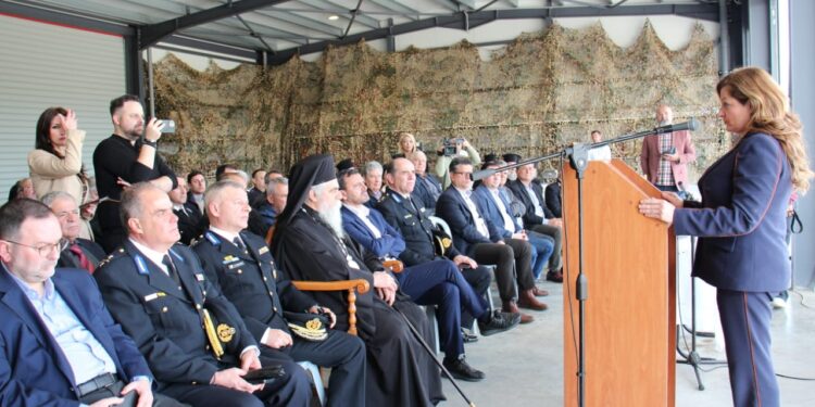 ΔΙΟΝΥΣΙΑ ΑΥΓΕΡΙΝΟΠΟΥΛΟΥ ΣΤΑ ΕΓΚΑΙΝΙΑ ΤΟΥ ΝΕΟΥ ΚΤΗΡΙΟΥ ΤΗΣ Π.Υ. ΛΕΧΑΙΝΩΝ: “Η στέγαση της Π.Υ Λεχαινών στις νέες εγκαταστάσεις σηματοδοτεί το αποτέλεσμα της κοινής προσπάθειας όλων μας ώστε να βελτιωθούν οι συνθήκες εργασίας για το προσωπικό της υπηρεσίας”