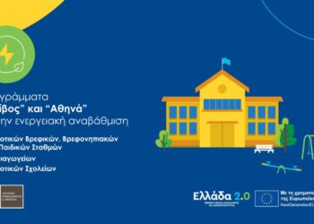 ΔΗΜΟΣ ΑΝΔΡΑΒΙΔΑΣ – ΚΥΛΛΗΝΗΣ: Αιτήσεις στο πρόγραμμα “Αθηνά” για ενεργειακή αναβάθμιση σε τέσσερις σχολικές μονάδες