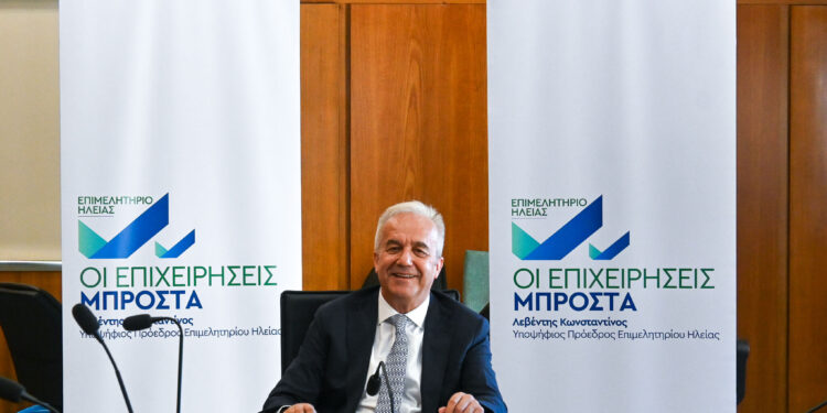 Συγχαρητήρια επιστολή του Προέδρου Επιμελητηρίου Ηλείας στον Μανόλο