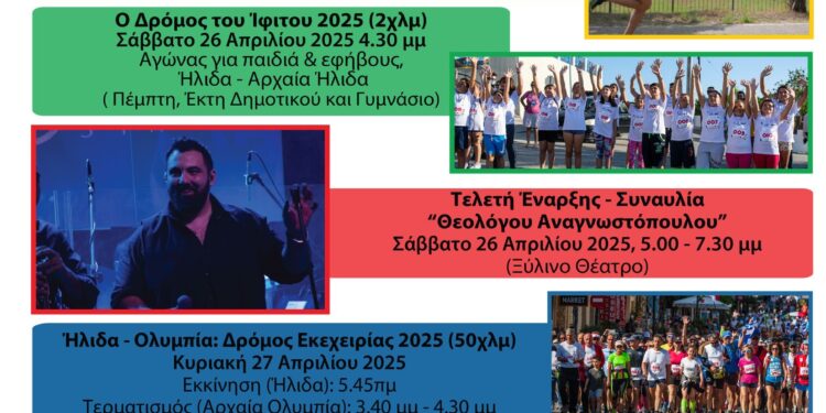 ΔΗΜΟΣ ΗΛΙΔΑΣ: Για ακόμα μία χρονιά το “ΜΟΝΟΠΑΤΙ ΤΗΣ ΕΚΕΧΕΙΡΙΑΣ 2025” ενώνει την Ήλιδα με την Ολυμπία