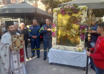 ΚΡΕΣΤΕΝΑ: Με λαμπρότητα εορτάστηκε η μνήμη του προστάτη Αγίου Γεωργίου