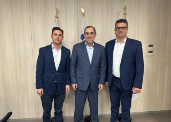 ΔΗΜΟΣ ΑΝΔΡΑΒΙΔΑΣ – ΚΥΛΛΗΝΗΣ: Συνάντηση με τον Υφυπουργό Κλιματικής Κρίσης και Πολιτικής Προστασίας Κώστα Κατσαφάδο