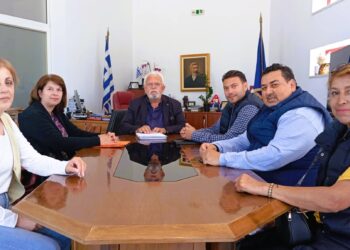 ΔΗΜΟΣ ΗΛΙΔΑΣ: Εθιμοτυπική επίσκεψη του νέου Δ.Σ. του Πολιτιστικού Συλλόγου Αυγείου “Ο Φυλέας” στον Δήμαρχο