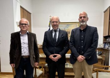 ΠΕΡΙΦΕΡΕΙΑ ΔΥΤΙΚΗΣ ΕΛΛΑΔΑΣ: Συνάντηση του Αναπλ. Περιφερειάρχη, Χαράλαμπου Μπονάνου με τον Υφυπουργό Υγείας, Δημήτρη Βαρτζόπουλο