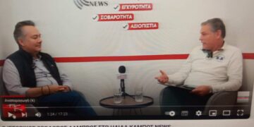 Ο Θεόδωρος Λάμπρος στο “ΗΛΙΔΑ Κάμπος news”: “Αναγκαιότητα η δημιουργία ιστορικής συνείδησης” (Βίντεο)