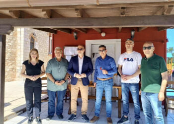 Ο Τάκης Παπαδόπουλος στον νέο χώρο αναψυχής που δημιούργησε η Περιφέρεια Δυτικής Ελλάδας στο Χαϊκάλι