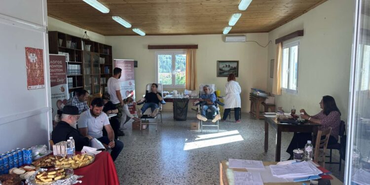 ΠΕΡΙΦΕΡΕΙΑΚΗ ΕΝΟΤΗΤΑ ΗΛΕΙΑΣ: Προσφορά ζωής και αγάπης στην Τ.Κ. Αμπελώνα