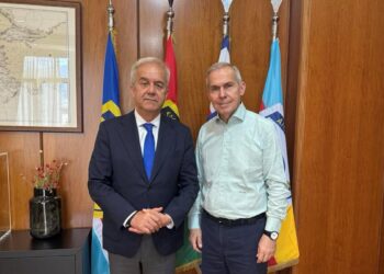 Συνάντηση του Προέδρου του Επιμελητηρίου Ηλείας με τον Υφυπουργό Εθνικής Άμυνας
