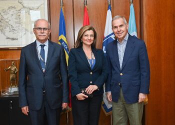 Συνάντηση Αυγερινοπούλου – Καννή με τον Υφυπουργό Εθνικής Άμυνας Θανάση Δαβάκη για την ΣΕΤΤΗΛ