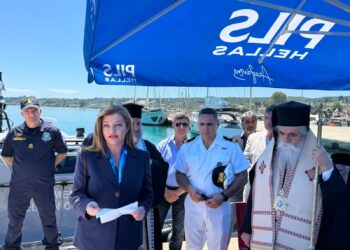 ΔΙΟΝΥΣΙΑ ΑΥΓΕΡΙΝΟΠΟΥΛΟΥ: “Κάνουμε πράξη τη θωράκιση του Λιμεναρχείου Κυλλήνης”
