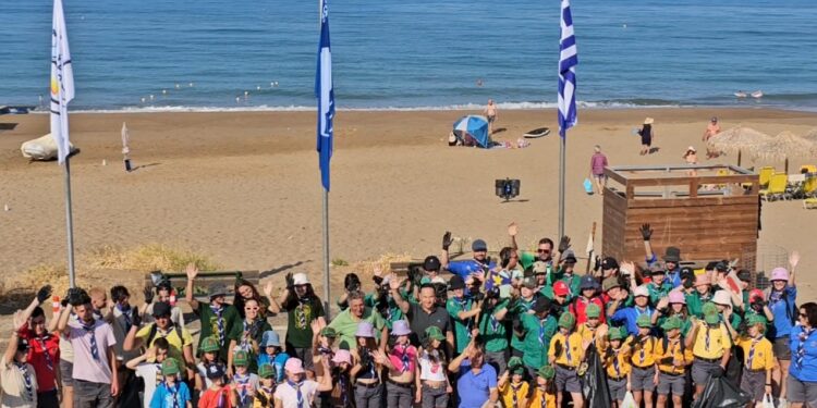 ΔΗΜΟΣ ΖΑΧΑΡΩΣ: Η Γαλάζια Σημαία κυματίζει ξανά στις παραλίες του Δήμου