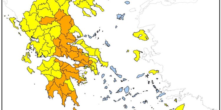 ΓΕΝΙΚΗ ΓΡΑΜΜΑΤΕΙΑ ΠΟΛΙΤΙΚΗΣ ΠΡΟΣΤΑΣΙΑΣ: Πολύ υψηλός κίνδυνος πυρκαγιάς σήμερα σε περιοχές της Δυτικής Ελλάδας