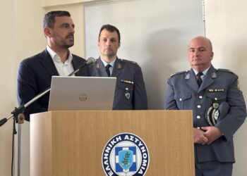 ΑΝΔΡΕΑΣ ΝΙΚΟΛΑΚΟΠΟΥΛΟΣ ΣΤΑ ΕΓΚΑΙΝΙΑ ΤΟΥ ΝΕΟΥ ΑΣΤΥΝΟΜΙΚΟΥ ΤΜΗΜΑΤΟΣ ΚΡΕΣΤΕΝΩΝ: “Φθάσαμε σε σύγχρονες υποδομές μετά από συνεχή αγώνα τριών ετών”