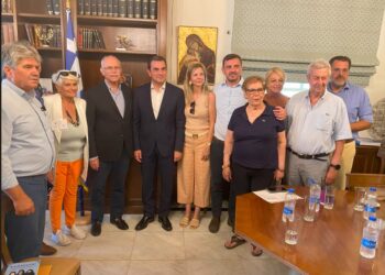 ΔΗΜΟΣ ΠΥΡΓΟΥ: Τα ζητήματα που «καίνε» τους κατοίκους του Δήμου Πύργου  έθεσε ο Δήμαρχος Στάθης Καννής στον γραμματέα της Π. Ε. της ΝΔ Κώστα Σκρέκα