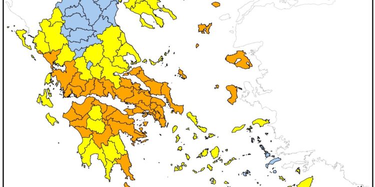ΠΕΡΙΦΕΡΕΙΑ ΔΥΤΙΚΗΣ ΕΛΛΑΔΑΣ: Παραμένει πολύ υψηλός ο κίνδυνος πυρκαγιάς τη Δευτέρα