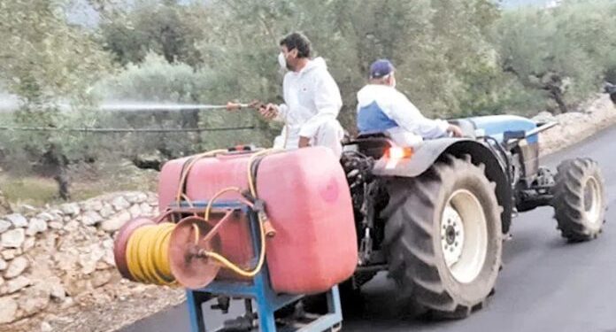 ΔΙΕΥΘΥΝΣΗ ΑΓΡΟΤΙΚΗΣ ΟΙΚΟΝΟΜΙΑΣ Π.Ε. ΗΛΕΙΑΣ: Συνεχίζεται ο δολωματικός ψεκασμός σε Τοπικές Κοινότητες της Ηλείας
