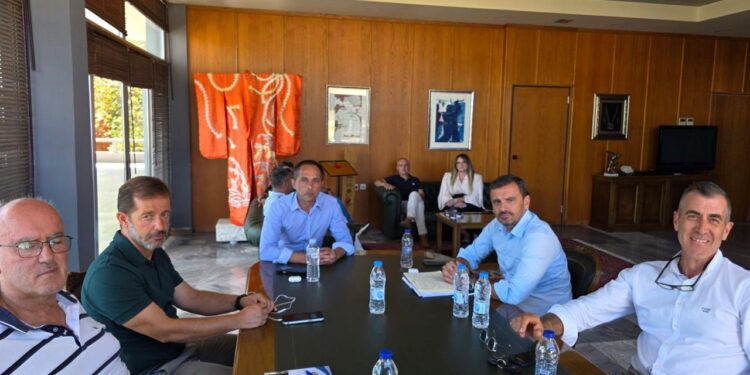 ΑΝΔΡΕΑΣ ΝΙΚΟΛΑΚΟΠΟΥΛΟΣ: Συνάντηση για τα σημαντικά θέματα και τις προοπτικές της Αρχαίας Ολυμπίας