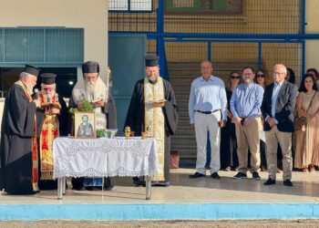 Στα σχολεία ο Αντιπεριφερειάρχης Ηλείας Νίκος Κοροβέσης