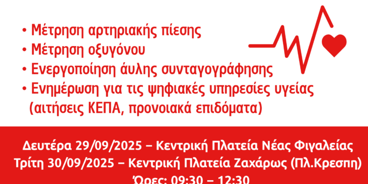 ΔΗΜΟΣ ΖΑΧΑΡΩΣ: Παγκόσμια Ημέρα Καρδιάς