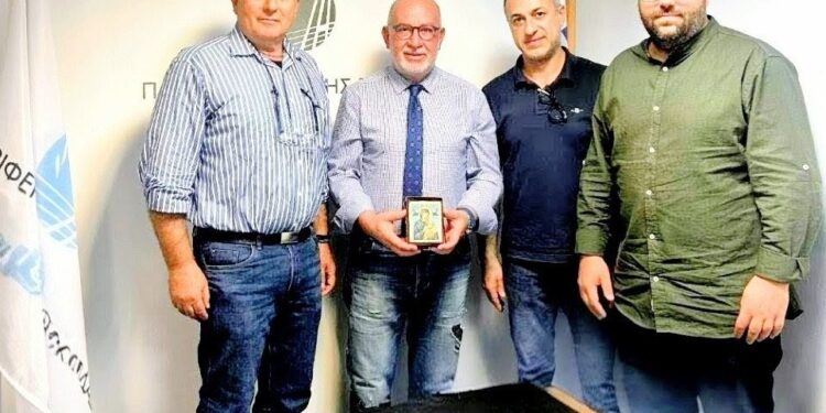 Συνάντηση του Εμπορικού Συλλόγου Αρχαίας Ολυμπίας με τον Αντιπεριφερειάρχη Τουριστικής Ανάπτυξης Π. Σακελλαρόπουλο