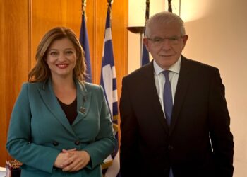 ΔΙΟΝΥΣΙΑ ΑΥΓΕΡΙΝΟΠΟΥΛΟΥ: Συνάντηση με τον Πρόεδρο του ΕΛΓΑ Ανδρέα Λυκουρέντζο για τις ανάγκες στήριξης του πρωτογενούς τομέα