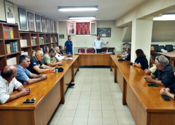 Σύλλογος Νεολαίας και Άθλησης Νέας Φιγαλείας: Σύσκεψη με Αντιπεριφερειάρχη Θ. Βασιλόπουλο για θέματα της περιοχής