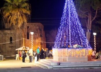ΔΗΜΟΣ ΑΝΔΡΑΒΙΔΑΣ – ΚΥΛΛΗΝΗΣ: Φωταγωγήθηκε το Χριστουγεννιάτικο Δέντρο Ανδραβίδας