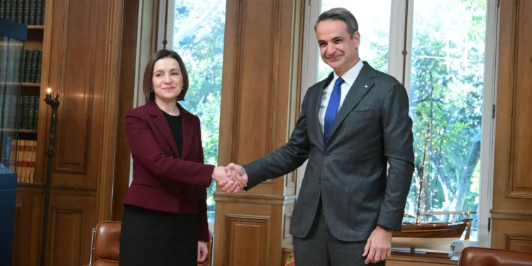 Μητσοτάκης: “Η ένταξη της Μολδαβίας στην Ε.Ε. αποτελεί στρατηγική προτεραιότητα για την Ελλάδα”
