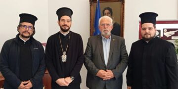 Ο Μητροπολίτης Μεξικού, Κεντρικής – Νοτίου Αμερικής και νήσων Καραϊβικής κ.κ. Ιάκωβος επισκέφθηκε την Αμαλιάδα για τους εορτασμούς του Πολιούχου