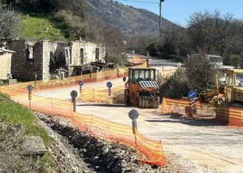 Ολοκληρώνεται το έργο της προσωρινής παράκαμψης επί της Ε.Ο. 111