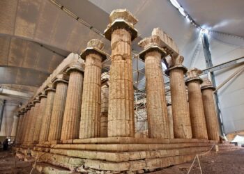 Εργασίες  αποκατάστασης και ανάδειξης του Ναού του Επικούριου Απόλλωνα