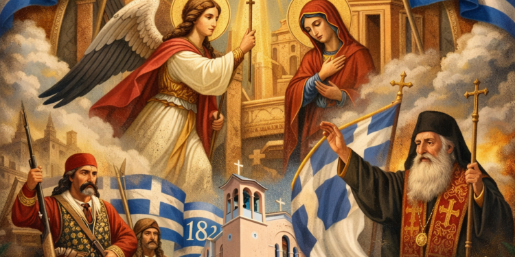 IΕΡΟΣ ΝΑΟΣ ΑΓΙΟΥ ΣΠΥΡΙΔΩΝΟΣ ΠΥΡΓΟΥ: “1821 – Οι Έλληνες τολμούν”