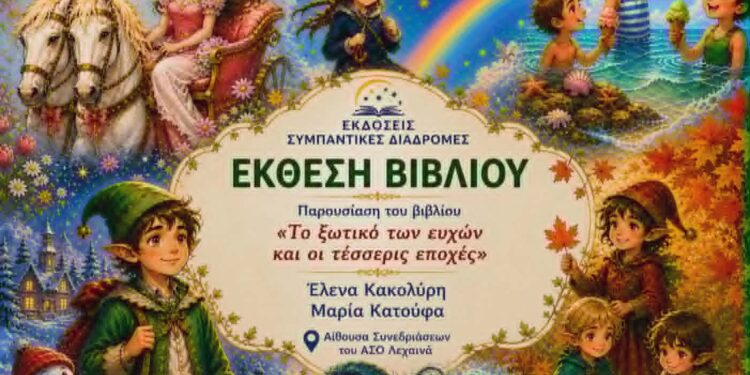 ΛΕΧΑΙΝΑ: Έκθεση βιβλίου από τις “Συμπαντικές Διαδρομές”