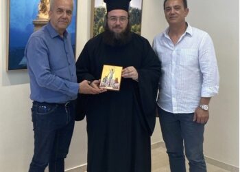 Επίσκεψη του Αρχιμανδρίτη Ιερώνυμου, Eξάρχου του Πανάγιου Τάφου εν Ελλάδα στο Επιμελητήριο Ηλείας