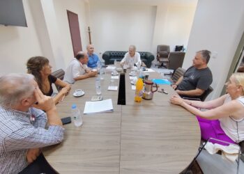 Συνάντηση στελεχών της ΕΛ.Α.Σ. με το Δήμαρχο Ανδρίτσαινας – Κρεστενων Σάκη Μπαλιούκο