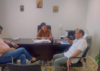 Επίσκεψη Γιώργου Μπουλμπασάκου στην Ν.Μ. Αμαλιάδας