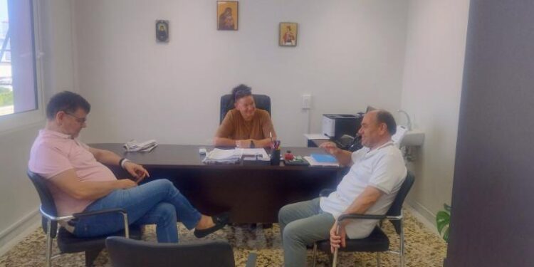 Επίσκεψη Γιώργου Μπουλμπασάκου στην Ν.Μ. Αμαλιάδας