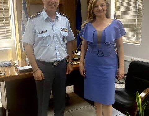 ΔΙΟΝΥΣΙΑ ΑΥΓΕΡΙΝΟΠΟΥΛΟΥ: “Η ενίσχυση της ασφάλειας και της επιχειρησιακής ετοιμότητας στην Ηλεία στο επίκεντρο συνάντησης με τον Διευθυντή Αστυνομίας Ηλείας