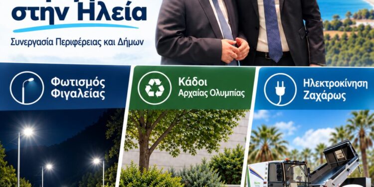 Με συνεργασία Περιφέρειας και Δήμων, οι παρεμβάσεις γίνονται πράξη στην Ηλεία!