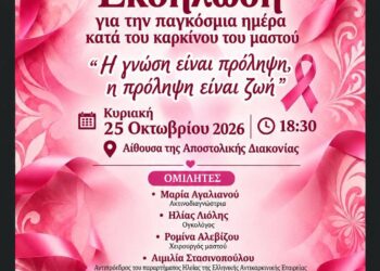“Η γνώση είναι πρόληψη, η πρόληψη είναι ζωή”