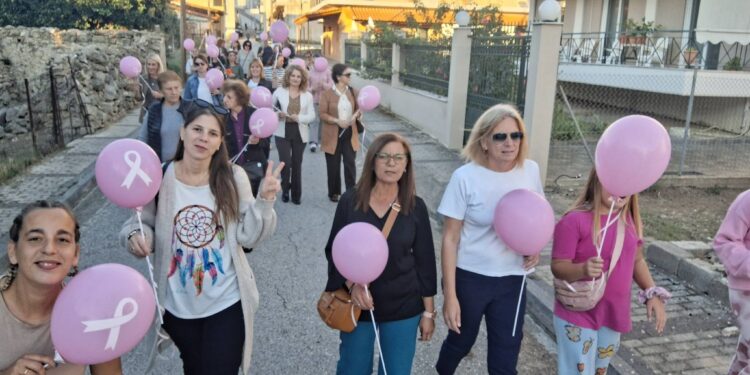 Σύλλογος Γυναικών Βώλακα: Μήνυμα ζωής και πρόληψης για τον καρκίνο του μαστού (φωτος)